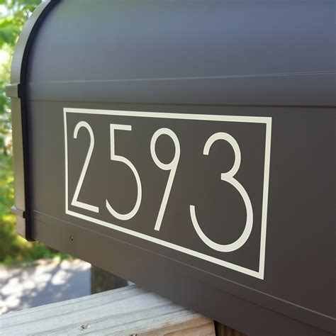 Numbers for mailbox - 3 Inch Mailbox Numbers, 3D Door Mailbox Numbers 0-9 Self Adhesive House Door Numbers House Street Address Numbers Stickers for House, Apartment, Office, Hotel Room (Black-9) $1.99 $ 1 . 99 FREE delivery Feb 5 - 12 